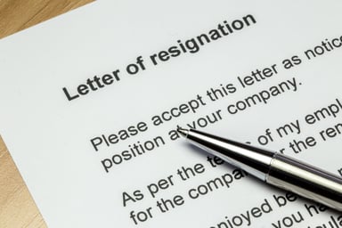 resignation letter