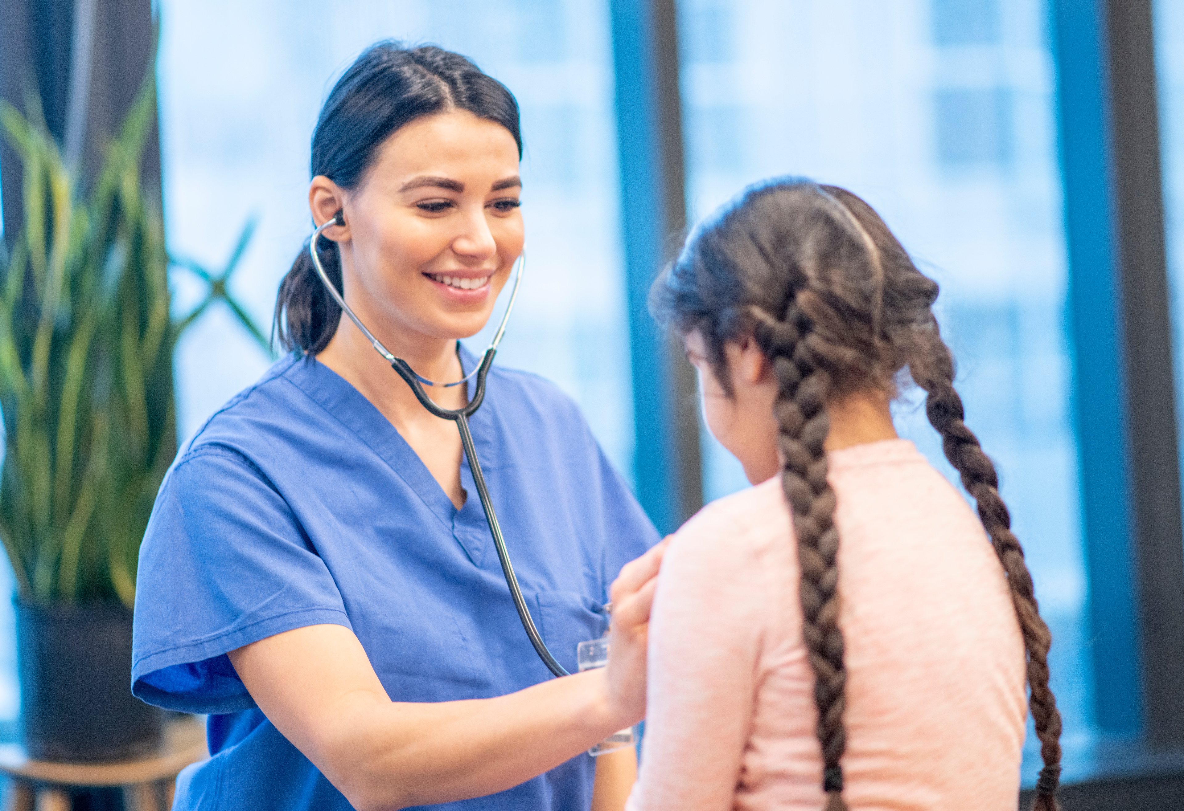 doctor nurse patient pediatrics child heart