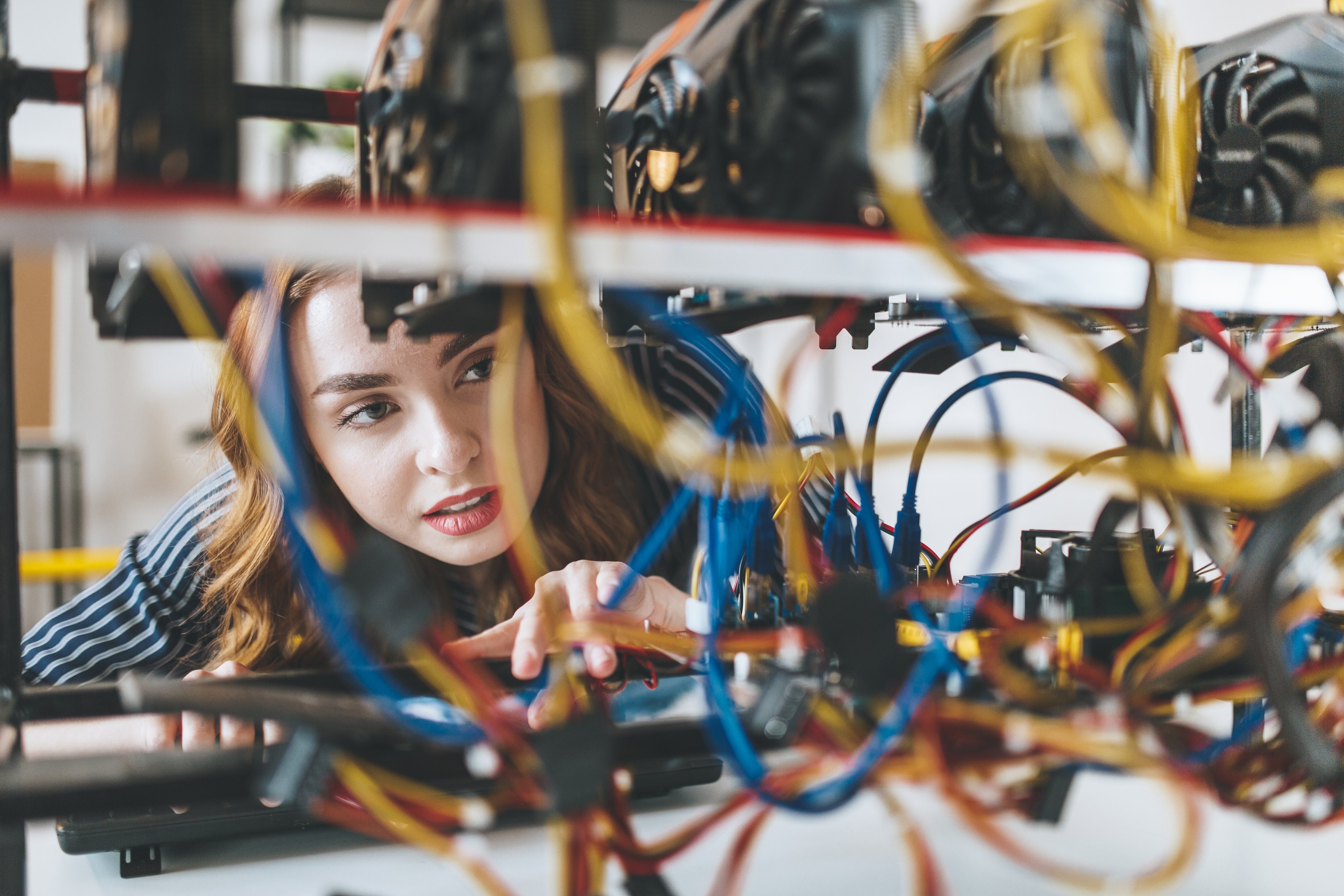 Troubleshooting a crypto mining rig. 