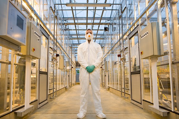 High-tech manufacturing facility.