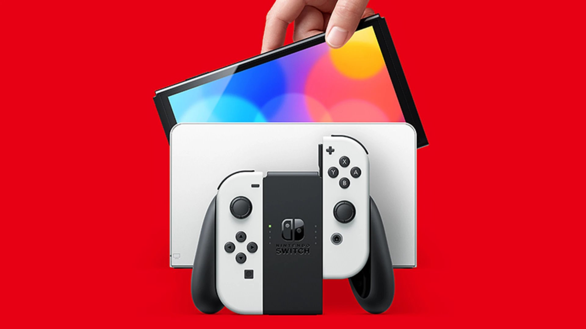 Nintendo's Switch OLED console.