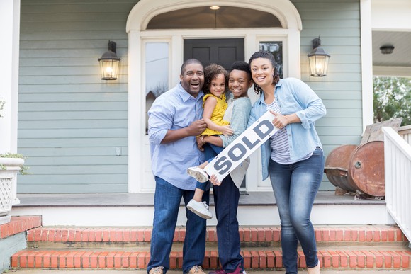 A family that just sold their home.