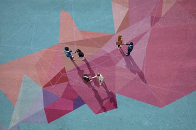 People shaking hands.