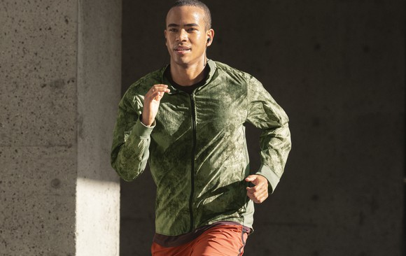 A runner enjoying a workout.