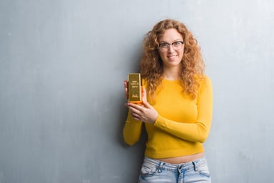 Gold bar GettyImages-1069613256