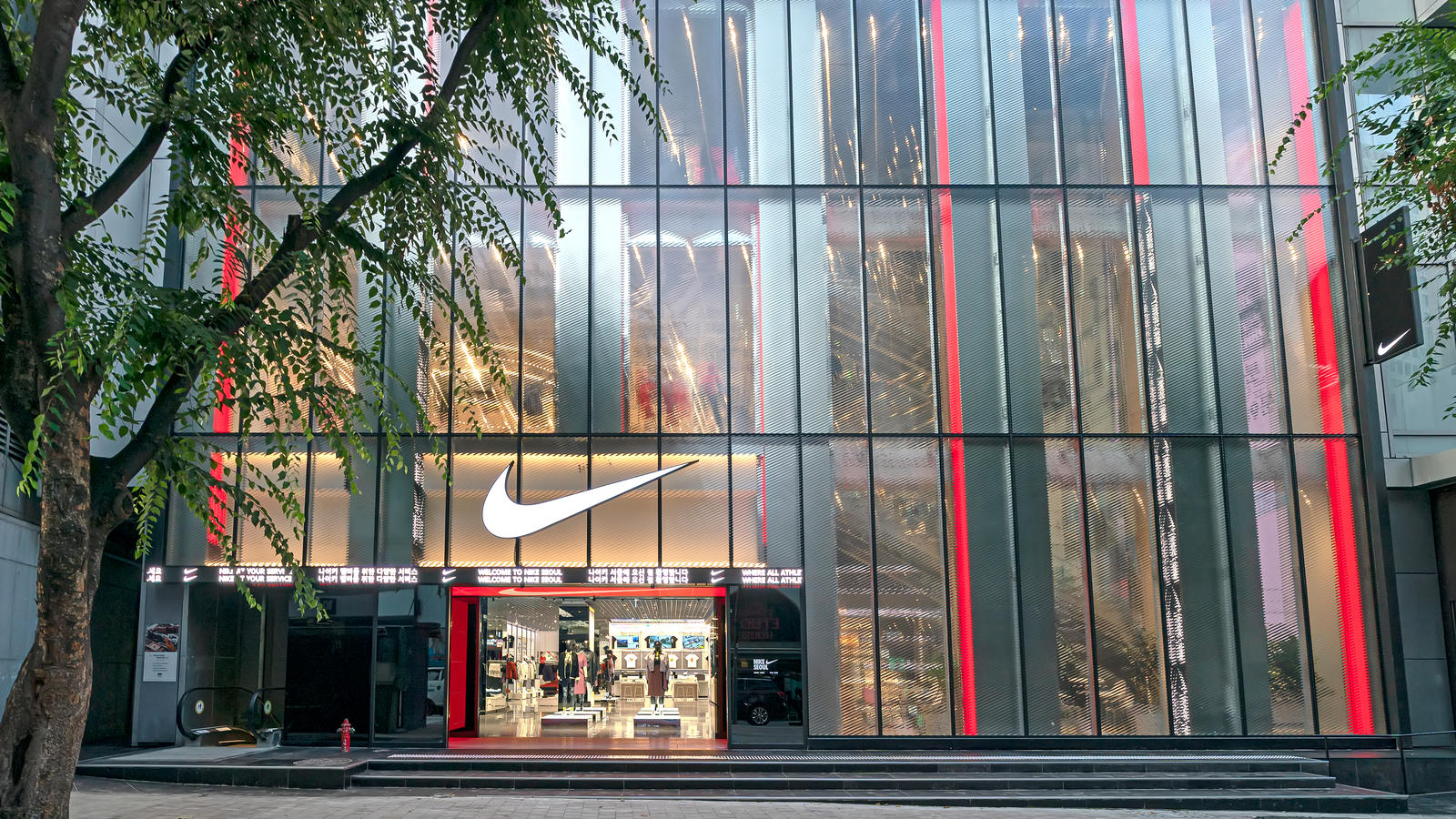 Nike store exterior