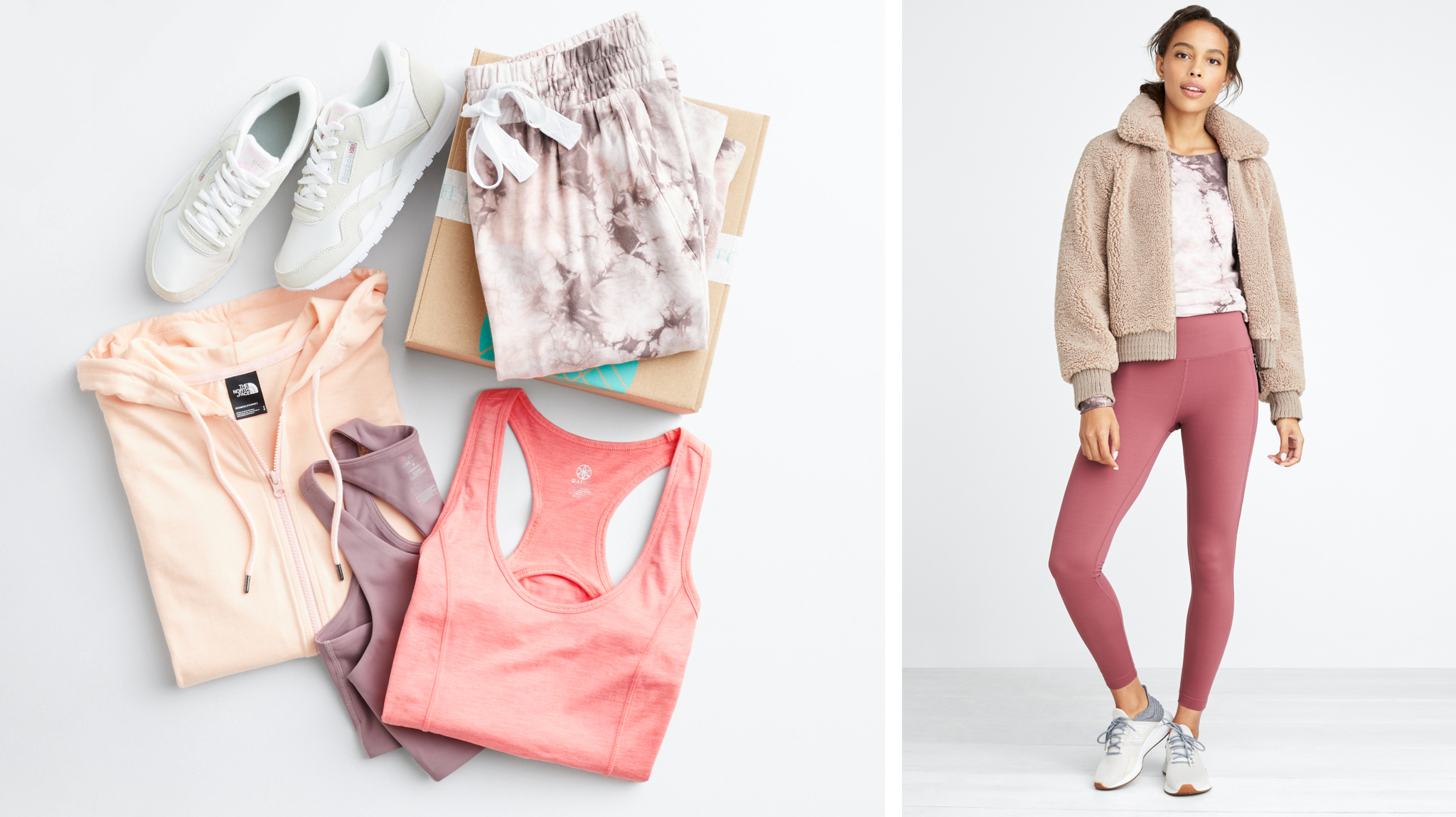 An assortment of women's clothing supplied by Stitch Fix.