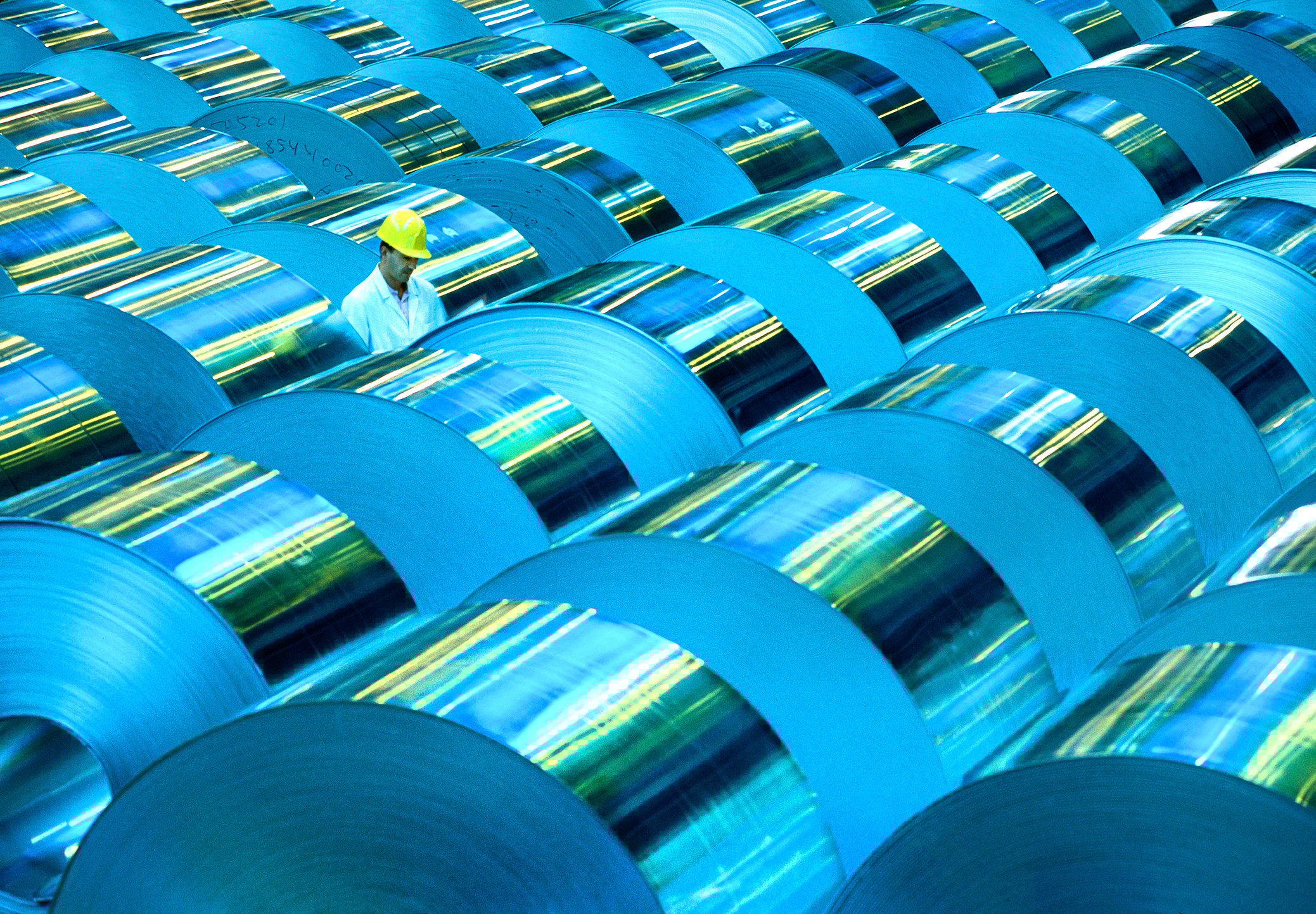 Aluminum rolls.
