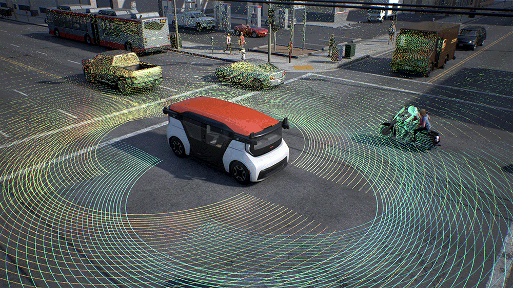 Cruise Origin with sensor data showing. 