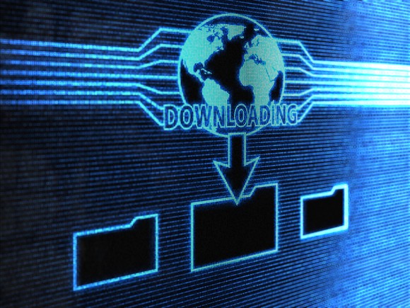 File downloading onto one's folder. 