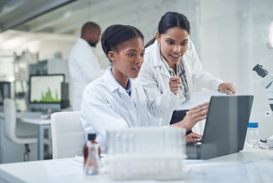 Scientists working in a lab.