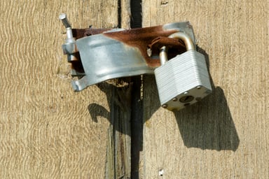 Broken door latch