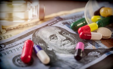 medications on US currency