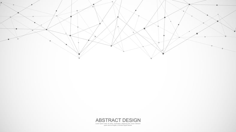 Various geometric shapes on white background. 