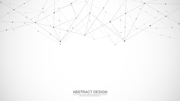 Various geometric shapes on white background. 