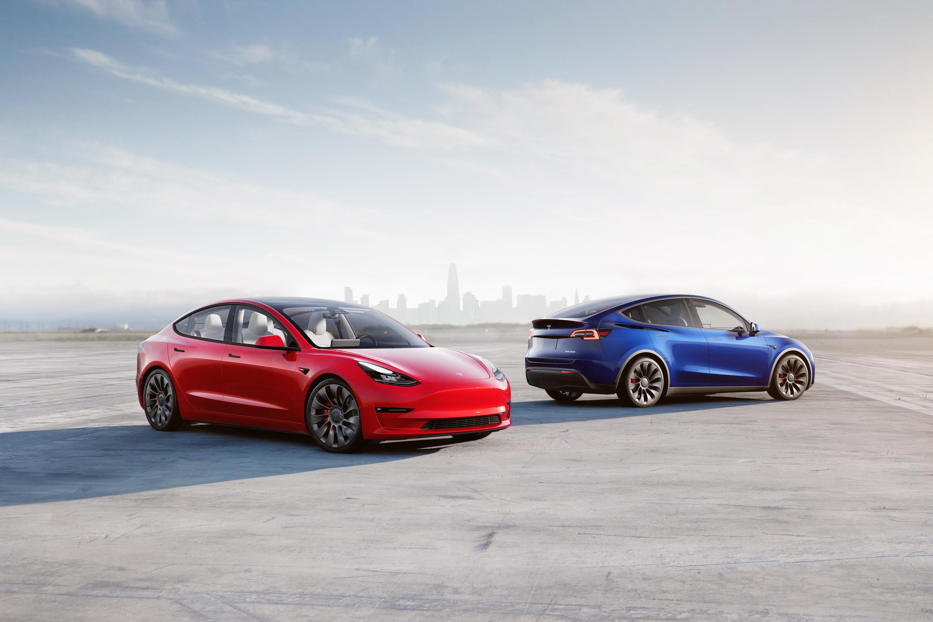 Tesla Model 3 and Model Y