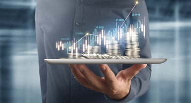 person-holding-coins-rising-graph