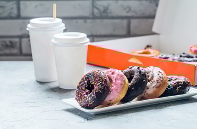 Coffee and Donuts Counter