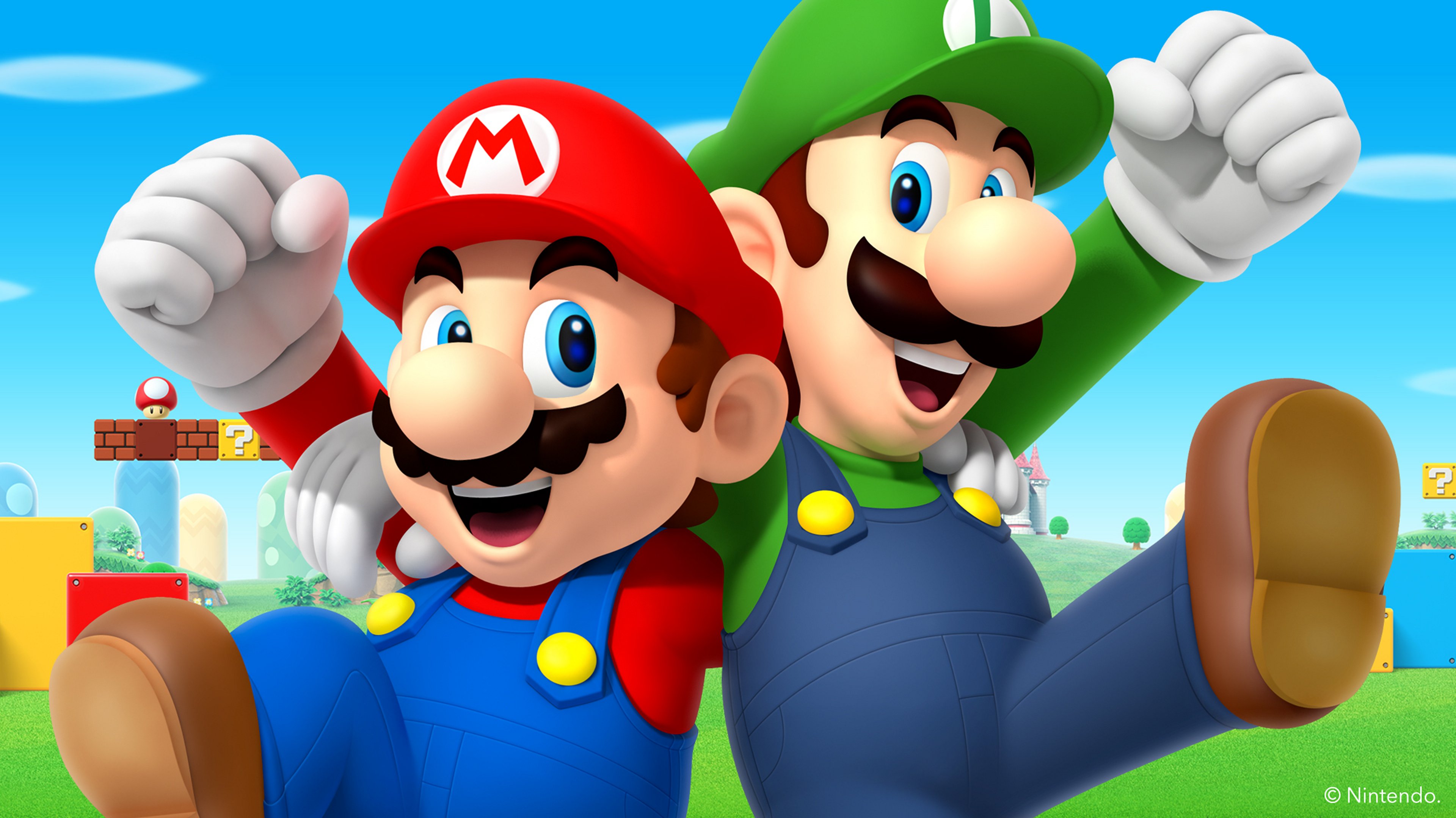 Nintendo characters Mario and Luigi.