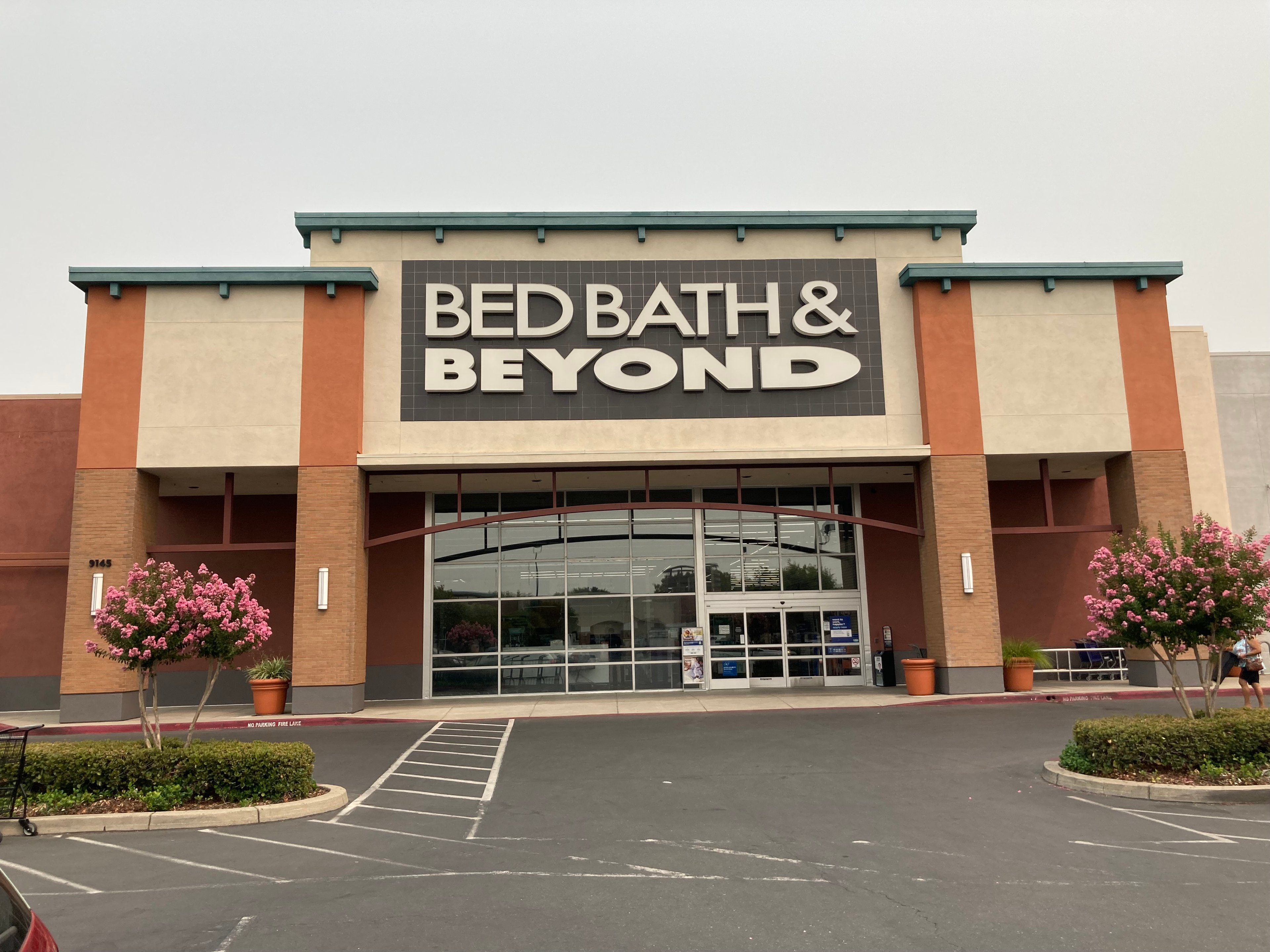 The exterior of a Bed Bath & Beyond store.