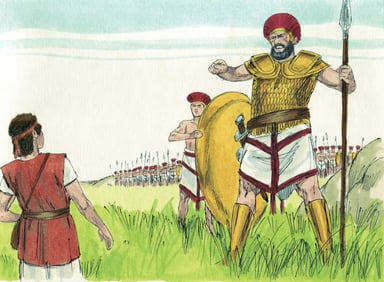 David vs. Goliath photo Getty