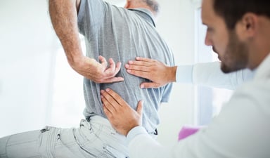 A patient complains of back pain to their doctor