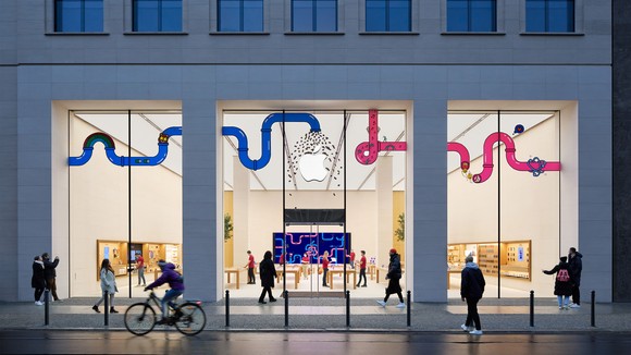 An Apple store in Berlin, Germany.
