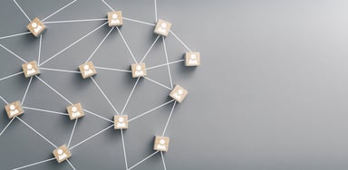 Blocks Connected in Network