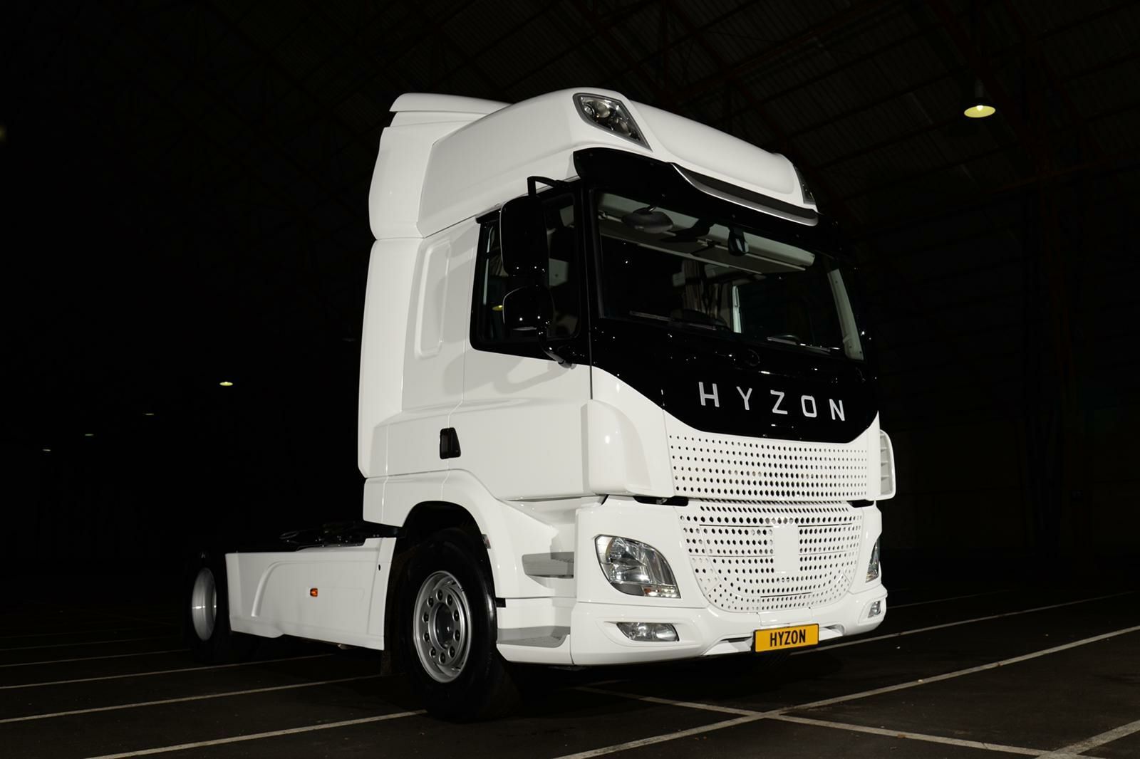 Hyzon electric truck. 