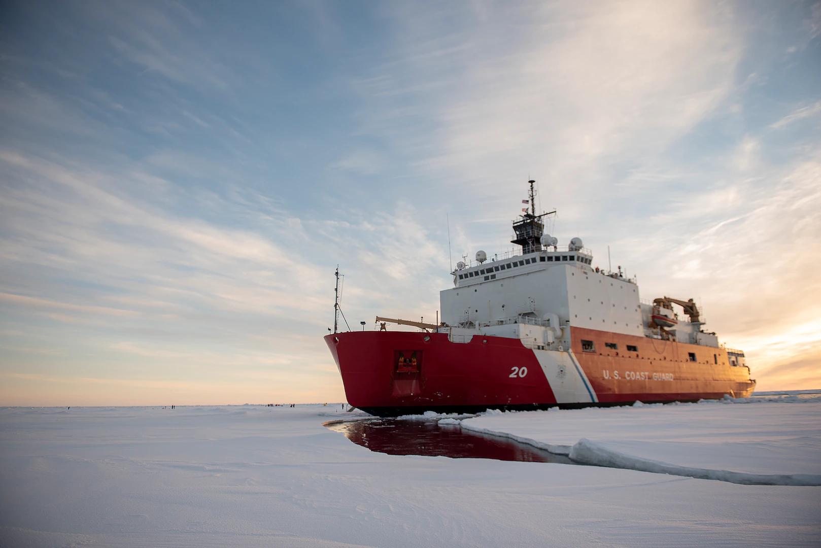 USCGS Healy -- one half of America's icebreaker fleet. 
