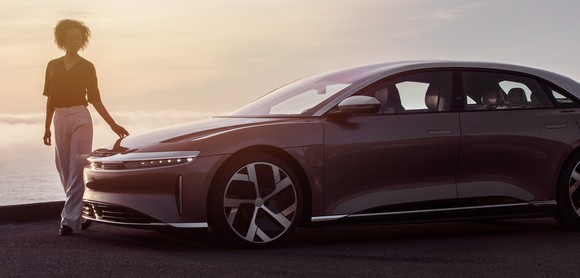 Lucid Air exterior.