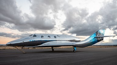 VSS Imagine side view. IS Virgin Galactic