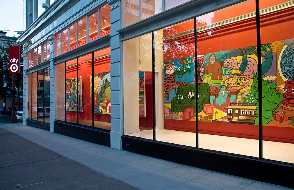 The exterior of a Target store.