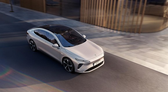 Nio ET7 electric sedan.