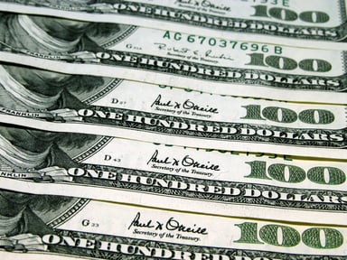 Hundred dollar bills