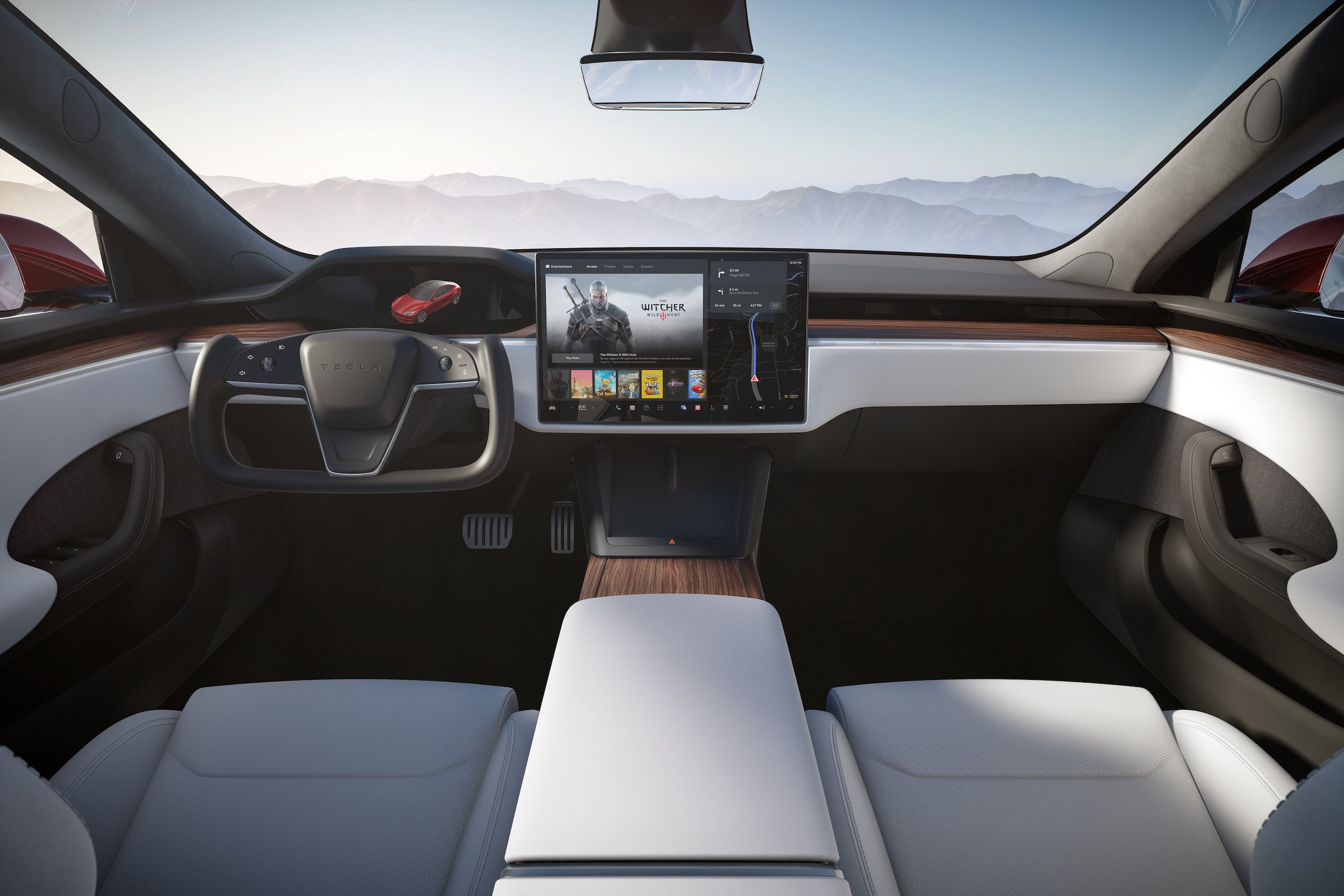 Model S interior.