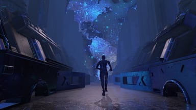 metaverse-man-running