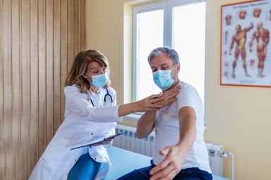 A doctor addresses a patient's concerns