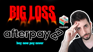 Afterpay big loss