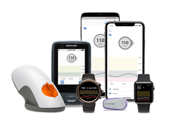 DexCom's G6 device and accessories. 