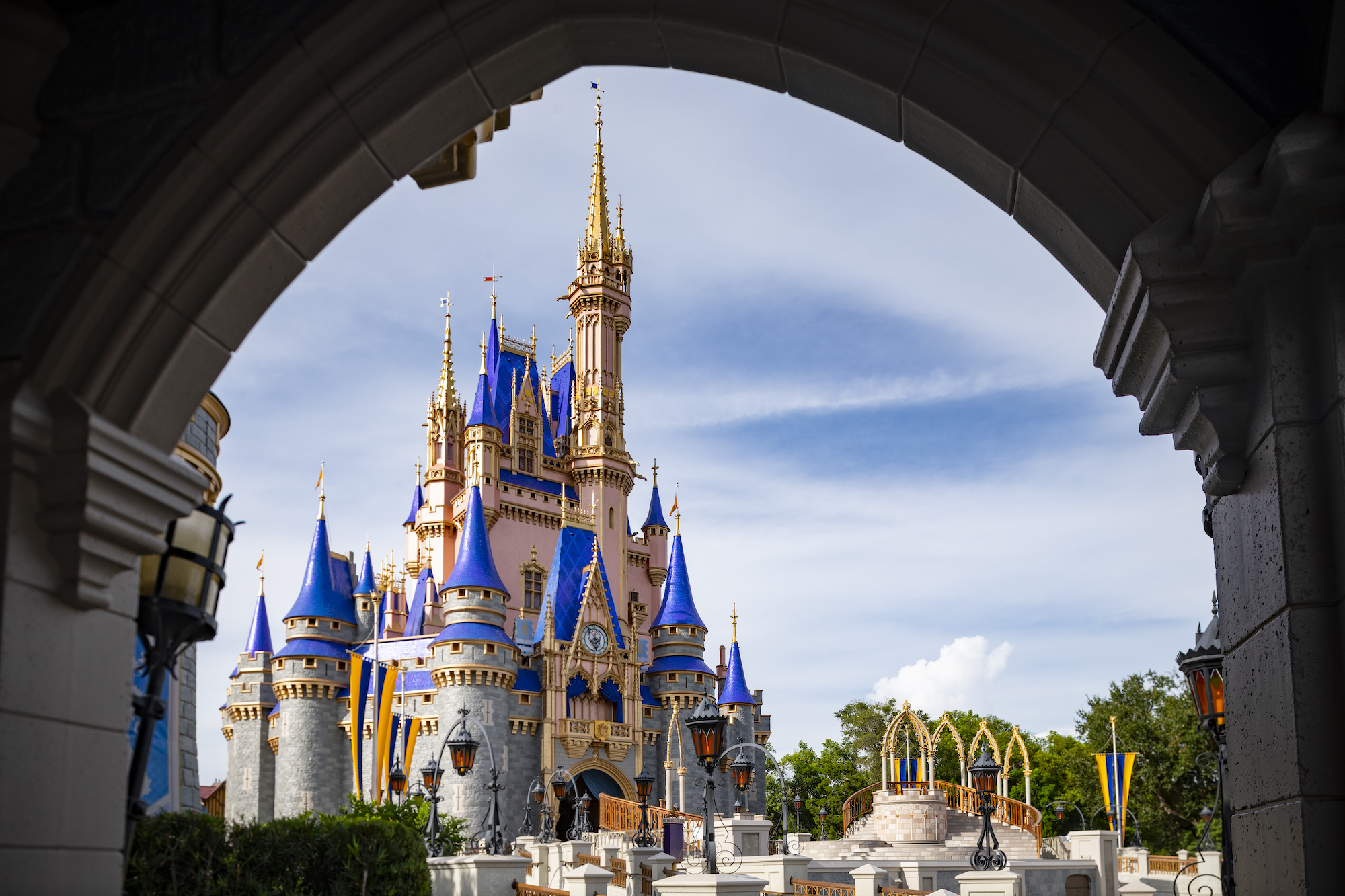 Castle at Disney World's Magic Kingdom in Florida.