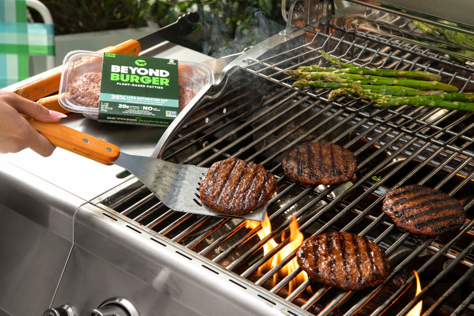 Beyond burgers on a grill.