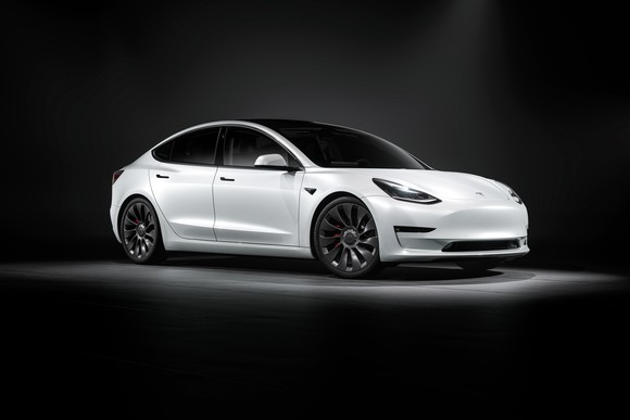 Image of Tesla Model 3.