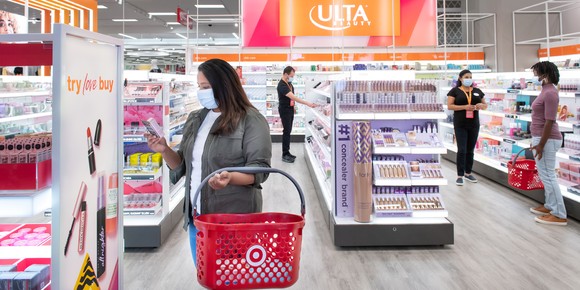 Ulta Beauty store-in-store at Target.