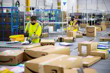 Amazon.com sorting facility