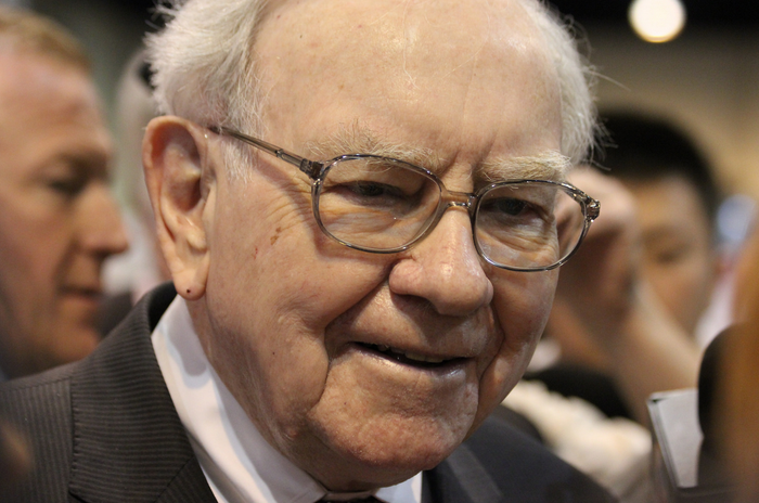 An image of Warren Buffett. 