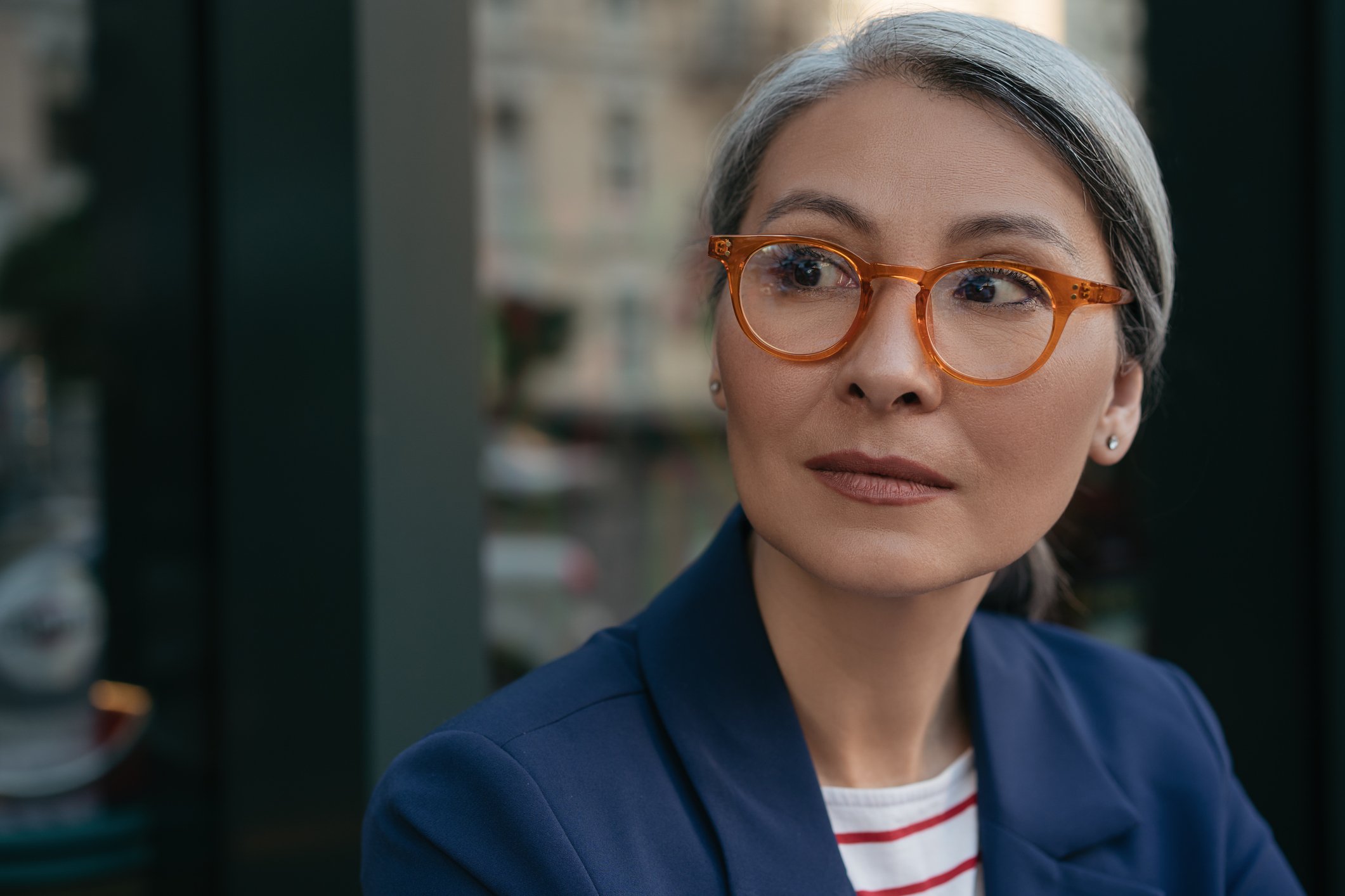 Woman listening to someone