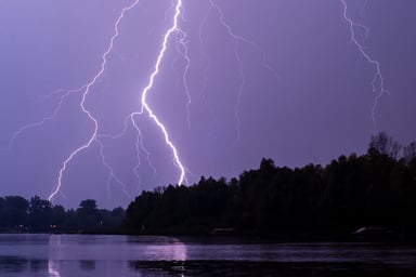 Lightning strike