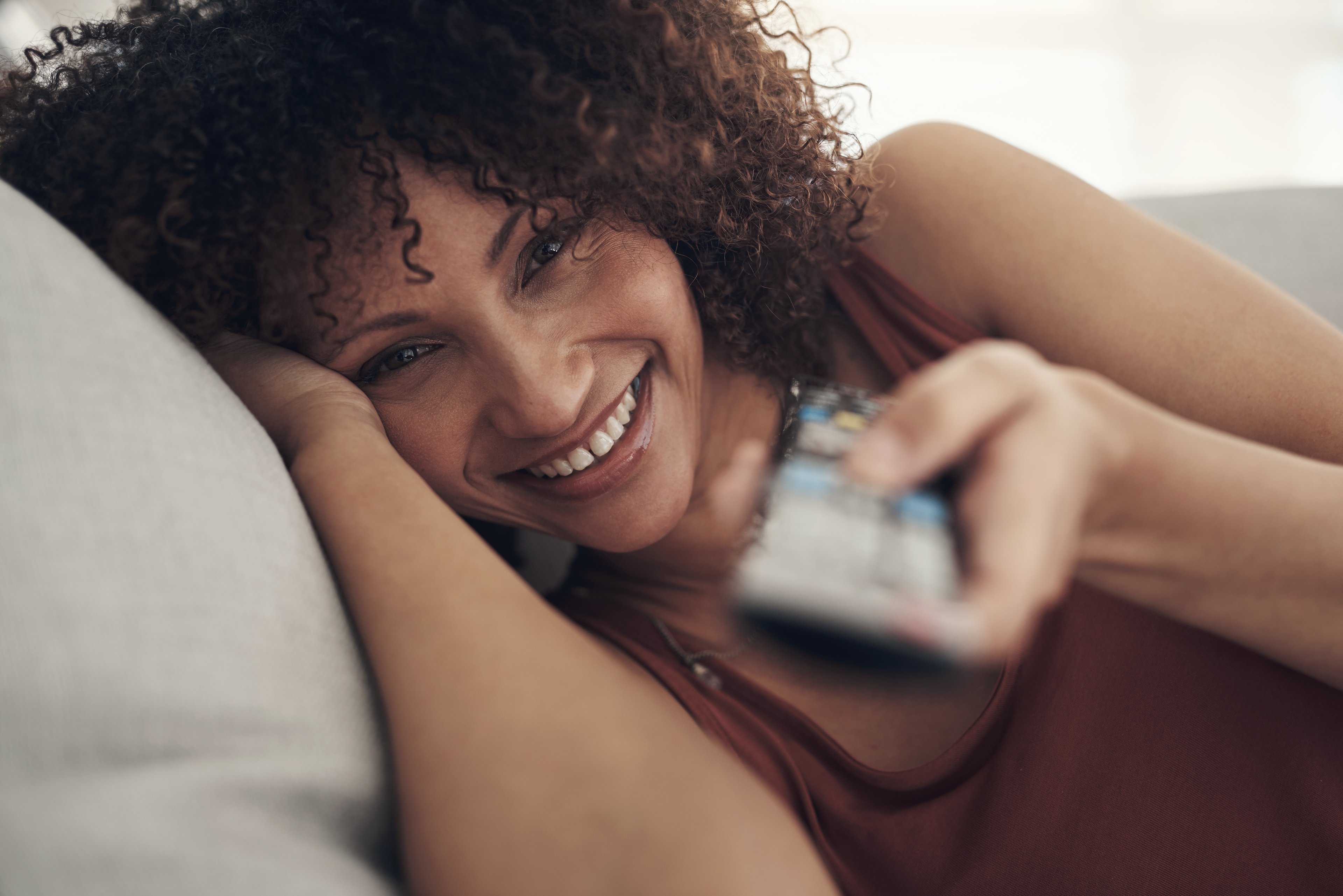 Woman-Smiling-Watching-HBOMax