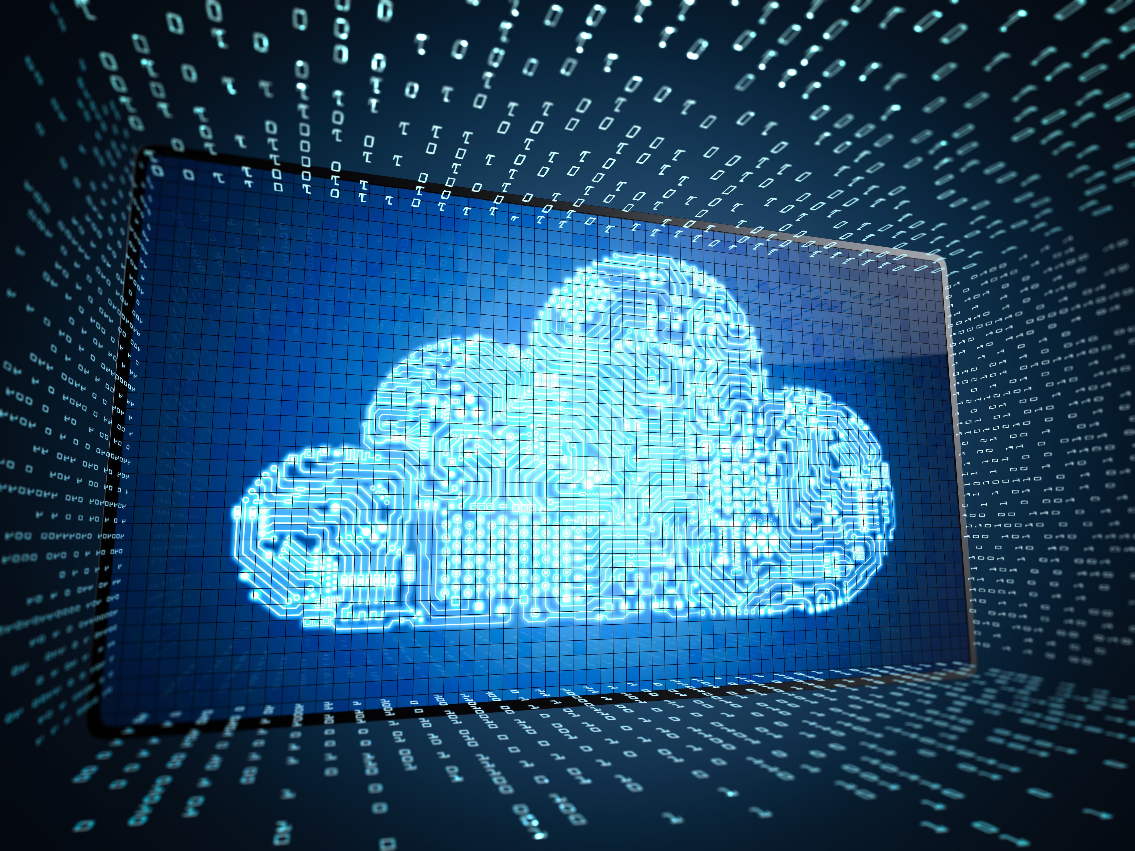 Cloud technology graphic